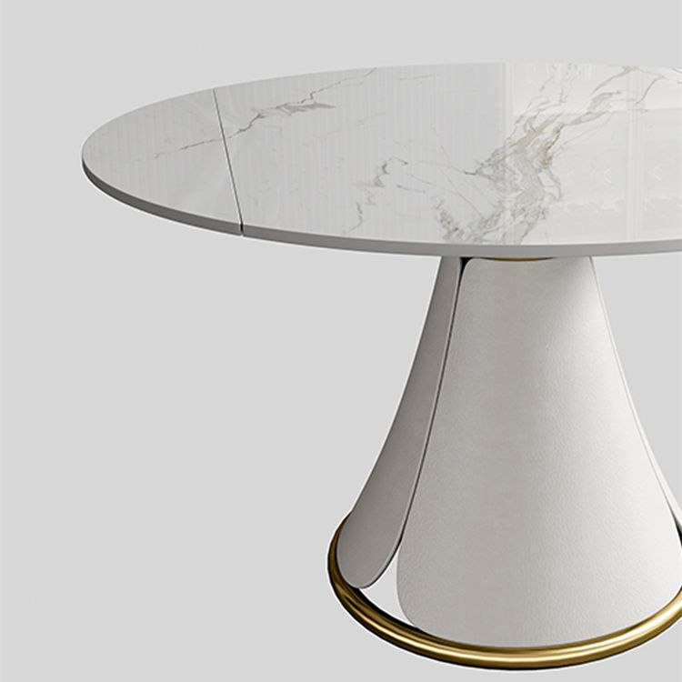 Contemporary 1/4/5/7 Pieces Dining Set Round Dining Table Set with Pedestal Base Clearhalo 'Dining Room Sets' 'Dining Tables & Seating' 'dining_room_set' 'furn' 'furn_dining_room_set' 'Furniture' 'furniture_dining_room_set' 'Kitchen & Dining Furniture' 'kitchen&dining_furn' 'kitchen' 1200x1200_165e4d25-e7af-406a-bf40-f8b2f88b9b03