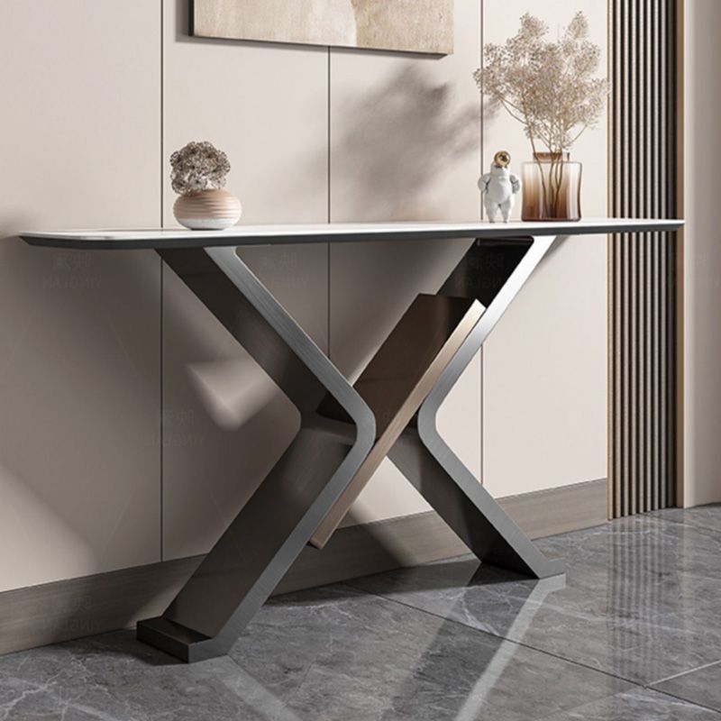 Table accent de console rectangle moderne Table accent de finition antique