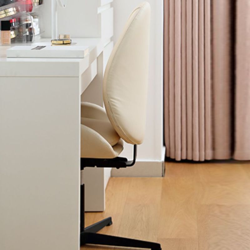 Modern Faux Leather Desk Chair Armless Conference Chair for Office Clearhalo 'furn' 'furn_office_chair' 'Furniture' 'Office Chairs' 'Office Furniture' 'office_chair' 1200x1200_16628ad2-a8b9-48e7-aafe-a125fbbf7962