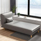 Scandinavian Chaise Lounge Couch 3-Position Armless Chaise for Living Room