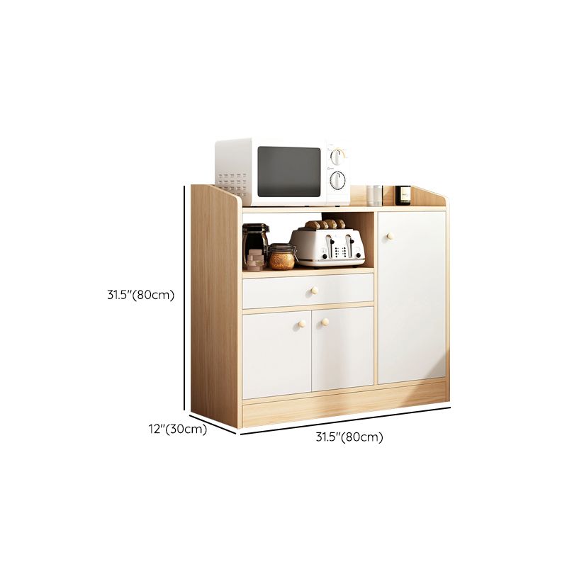 Servidor de comedor de estilo moderno servidor de madera de ingeniería para sala de estar