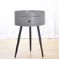 Modern 21.1" Tall 1-drawer Wooden Nightstand Metal Legs Night Stand