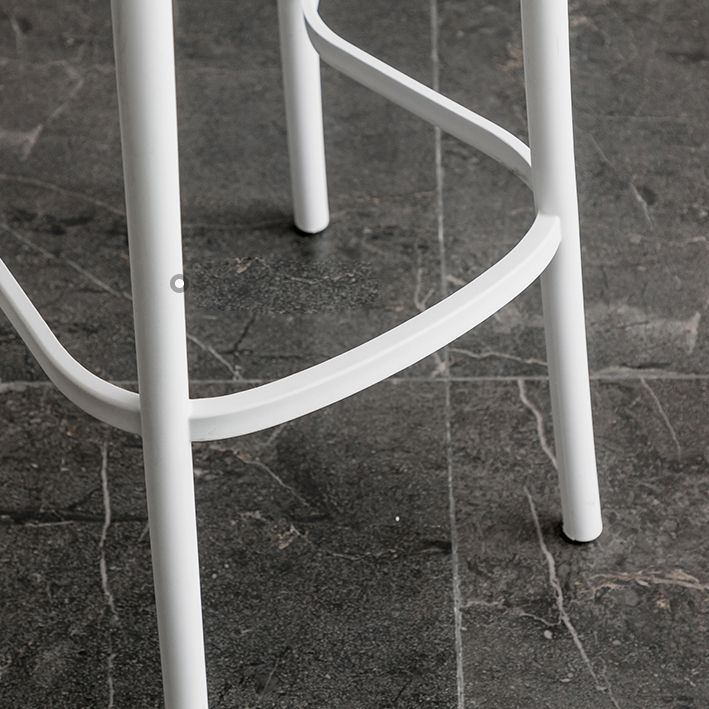 Contemporary Style Bar-stool Plastic Counter Bar Stool for Home Clearhalo 'Bar Furniture' 'Bar Stools' 'bar_stools' 'furn' 'furn_bar_stools' 'Furniture' 'furniture_bar_stools' 'Kitchen & Dining Furniture' 1200x1200_1664b2e8-b5be-4f2e-8b7e-958460f80c21