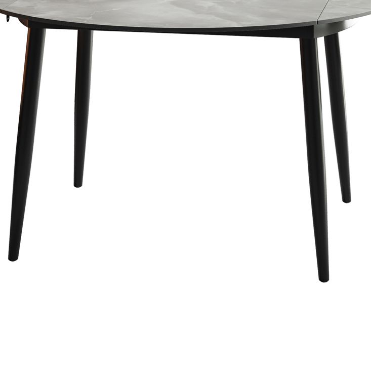 Modern 1/3/4/5/7 Pieces Dining Sintered Stone Dining Table Set with Metal Legs for Home Clearhalo 'Dining Room Sets' 'Dining Tables & Seating' 'dining_room_set' 'furn' 'furn_dining_room_set' 'Furniture' 'furniture_dining_room_set' 'Kitchen & Dining Furniture' 'kitchen&dining_furn' 'kitchen' 1200x1200_1664eff0-473d-486d-b34e-d963e5b4a0d8