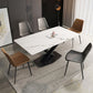 Rectangle Traditional Luxury Dining Table Sintered Stone Table with Black Metal Pedestal Base Clearhalo ' dining_table' 'Dining Tables & Seating' 'Dining Tables' 'furn' 'furn_dining_table' 'Furniture' 'furniture_dining_table' 'Kitchen & Dining Furniture' 'kitchen&dining_furn' 'kitchen' 'kitchen_dining_table' 1200x1200_166695e5-9030-4ebd-a610-19b7d0dccee7