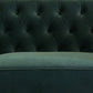 33" Wide Glam Sleeper Sofa Pillow Included Tufted Back Sleeper Sofa