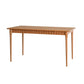 Solid Wood Dining Table Modern Rectangle Dining Table with 4 Legs Clearhalo 'Dining Tables & Seating' 'Dining Tables' 'dining_table' 'furn' 'furn_dining_table' 'Furniture' 'furniture_dining_table' 'Kitchen & Dining Furniture' 1200x1200_1669bff9-a728-4735-b233-dd80ee92a73b