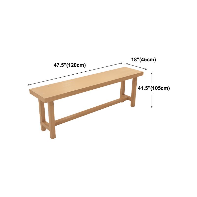 Natural Solid Wood Pub/Bar Table Modern Rectangle Footrest Counter-height Pub Table Clearhalo 'Bar Furniture' 'Bar Tables' 'bar_tables' 'furn' 'furn_bar_tables' 'Furniture' 'furniture_bar_tables' 'Kitchen & Dining Furniture' 'kitchen&dining_furn' 'kitchen' 1200x1200_166ddd73-8f1d-4281-851c-27f2c49151ce