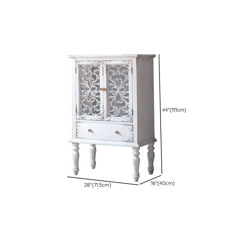 Traditional Wood Display Stand Glass Doors Storage Cabinet with Doors for Living Room Clearhalo 'Display & China Cabinets' 'display_china_cabinets' 'furn' 'furn_display_china_cabinets' 'Furniture' 'Kitchen & Dining Furniture' 1200x1200_1670ef0e-734e-4ac4-824b-4e35cb0dd9ba