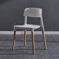 Modern Square Open Back Dining Chair Plastic Stackable Side Dining Chairs for Kitchen Clearhalo ' kitchen&dining_furn' 'Dining Chairs' 'Dining Tables & Seating' 'dining_chair' 'furn' 'furn_dining_chair' 'Furniture' 'furniture_dining_chair' 'Kitchen & Dining Furniture' 'kitchen' 1200x1200_16742618-9926-4ca8-88ce-45bbb39f885d