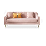 Glam Sewn Pillow Back Living Room Slipcovered Sloped Arm Seating Clearhalo 'furn' 'furn_sofas' 'Furniture' 'Living Room Furniture' 'Sofa' 'sofas' 1200x1200_16770aad-e35c-4b54-9e9f-ecdca59467ad