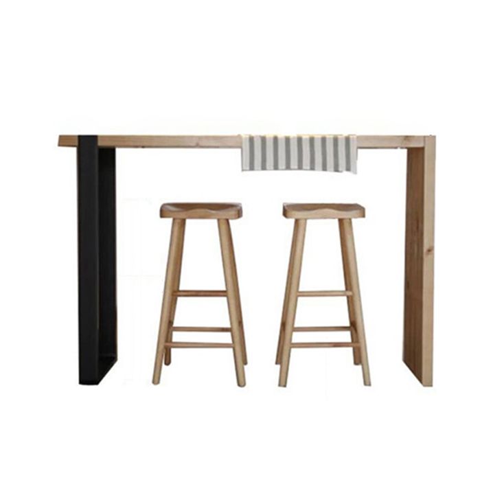 1/2/3 Pieces Modern Rectangular Pub Table Set Wooden Counter Table with Backless Stools Clearhalo 'Bar Furniture' 'furn' 'furn_home_bar_bar_sets' 'Furniture' 'Home Bars & Bar Sets' 'home_bar_bar_sets' 'Kitchen & Dining Furniture' 1200x1200_1677146d-cb36-400c-93c2-a41bb50a38f9