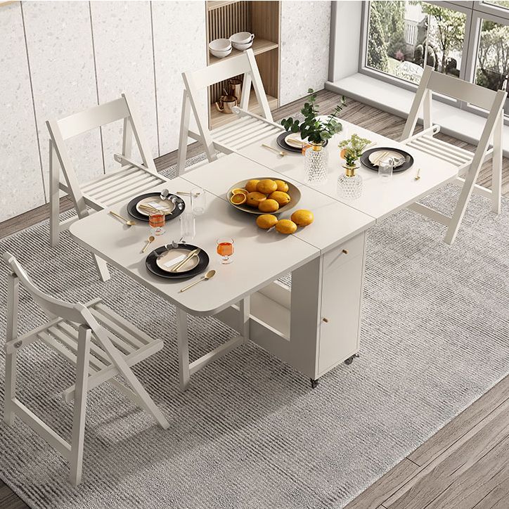 Rectangle Mid-Century Modern Folding Table Pedestal Base Table for Dining Room(only table) Clearhalo ' dining_table' 'Dining Tables & Seating' 'Dining Tables' 'furn' 'furn_dining_table' 'Furniture' 'furniture_dining_table' 'Kitchen & Dining Furniture' 'kitchen&dining_furn' 'kitchen' 'kitchen_dining_table' 1200x1200_167ae693-688d-435c-8155-f21ccfd6af5d