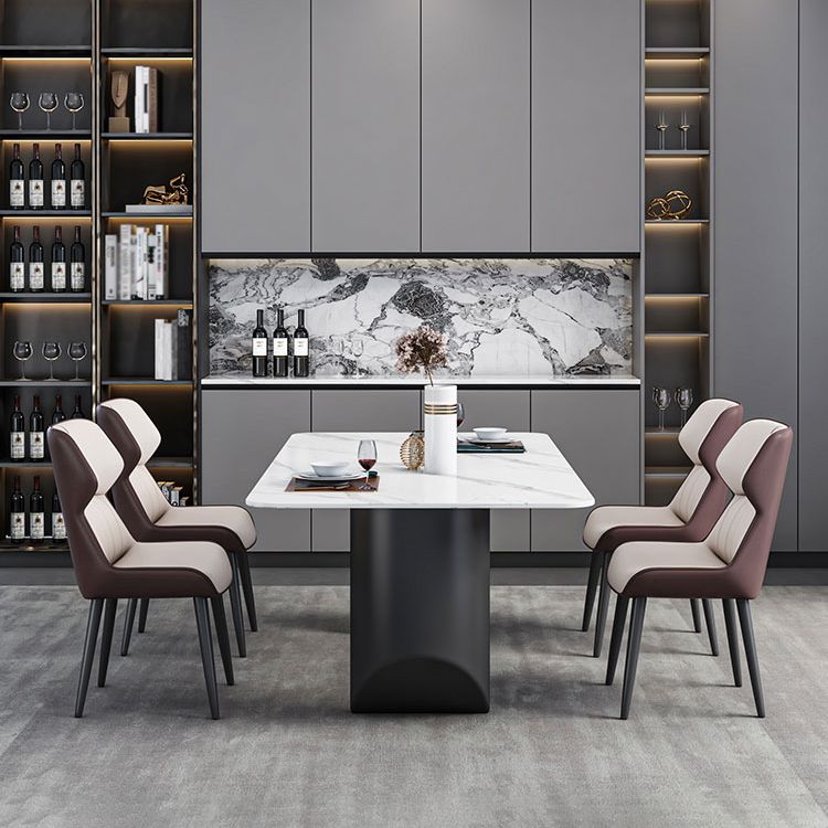 Modern 1/2/5/7 Pieces Dining Set Sintered Stone Kitchen Furniture Set /Separate Items Clearhalo 'Dining Room Sets' 'Dining Tables & Seating' 'dining_room_set' 'furn' 'furn_dining_room_set' 'Furniture' 'furniture_dining_room_set' 'Kitchen & Dining Furniture' 'kitchen&dining_furn' 'kitchen' 1200x1200_167ba70b-dad5-4a3e-92a5-b812eb20fd0d