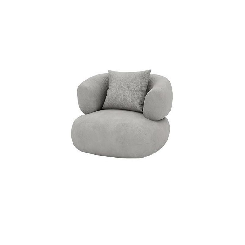 Zeitgenössische gebogene Liebesseat feste Farbe eng Rückensiegel für Wohnzimmer