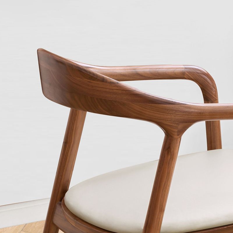 Sedia a braccio posteriore a ginnastica a legna contemporanea (set di 1/2/4/6/8)