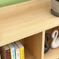 Closed Back Bookshelf Solid Wood Contemporary Style Natural Bookcase for Office Clearhalo 'Bookcases' 'Furniture' 'furniture_bookcases' 'kitchen' 'kitchen_bookcases' 'Living Room Furniture' 'Office Furniture' 1200x1200_16822b3a-1650-411a-b000-359c6b8022de