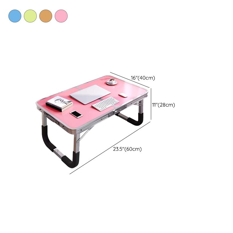 Pliage des bureaux d'écriture des bureaux rectangulaires Bureau de tâche avec 2 legs pour la maison