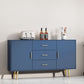 3-Drawer Engineered Wood Server Modern Simple Sideboard for Living Room