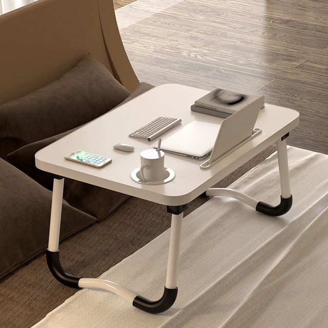 Modern Curved Writing Desk Folding Manufactured Wood Desk with Sled Base Clearhalo 'furn' 'furn_office_desk' 'Furniture' 'furniture_office_desk' 'Office Desks' 'Office Furniture' 'office_desk' 1200x1200_16868db6-a0e5-4702-b235-fac83c2f3e7a