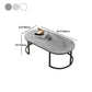 Oval Modern Coffee Table Wood Minimalist Coffee Table for Living Room Clearhalo 'Coffee & Accent Tables' 'Coffee Tables' 'coffee_tables' 'furn' 'furn_coffee_tables' 'Furniture' 'Living Room Furniture' 1200x1200_168725b7-c755-4906-a95e-cc6ab58b6e72