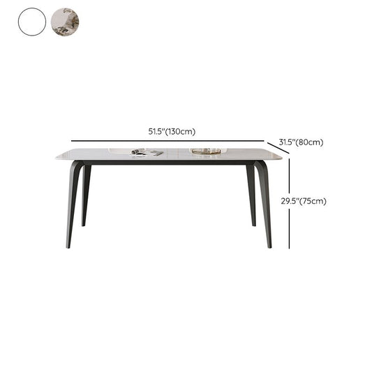 Tavolo da pranzo rettangolo industriale Sinterizzato Sinterizzato Tavolo da cucina fissa