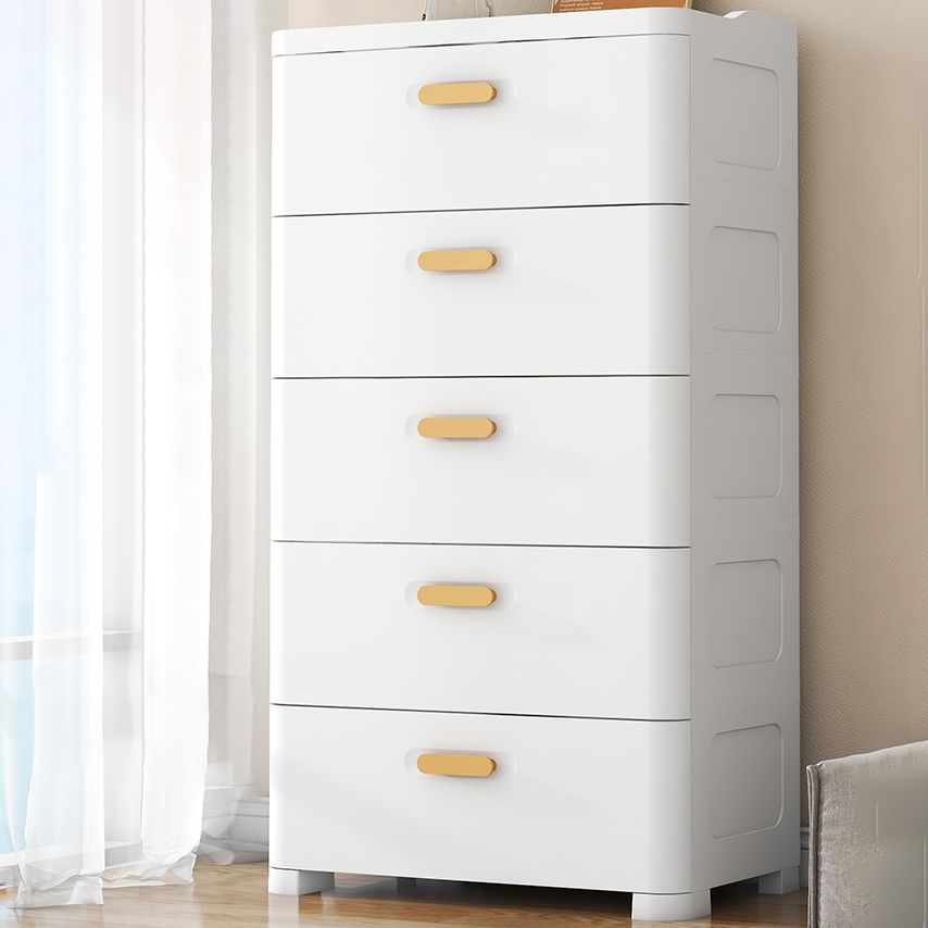 Plastic Chest Contemporary Vertical Storage Chest with Drawers for Bedroom Clearhalo 'Bedroom Furniture' 'Dressers & Chests' 'dressers_chests' 'furn' 'furn_dressers_chests' 'Furniture' 1200x1200_168ab319-c038-486e-ba26-1b95a00de7a8