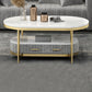 Glam 4 Legs Coffee Cocktail Table Slate Cocktail Table for Living Room Clearhalo 'Coffee & Accent Tables' 'Coffee Tables' 'coffee_tables' 'furn' 'furn_coffee_tables' 'Furniture' 'Living Room Furniture' 1200x1200_168b0514-584b-4476-8890-9a92e67ddccb