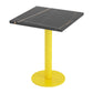 Industrial Style Sintered Stone Dinner Room Kitchen Table Black Top Table with Yellow Frame Clearhalo ' dining_table' 'Dining Tables & Seating' 'Dining Tables' 'furn' 'furn_dining_table' 'Furniture' 'furniture_dining_table' 'Kitchen & Dining Furniture' 'kitchen&dining_furn' 'kitchen' 'kitchen_dining_table' 1200x1200_168bae90-6e1e-4e89-a001-7122d05a2479