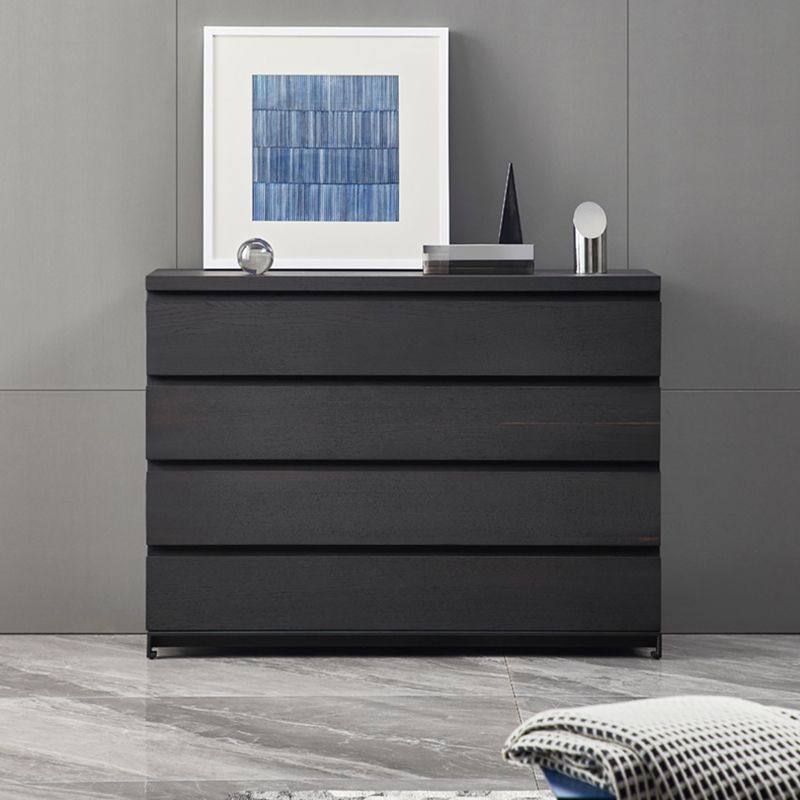 Black Storage Chest Dresser Wooden Storage Chest with Drawers Clearhalo 'Bedroom Furniture' 'Dressers & Chests' 'dressers_chests' 'furn' 'furn_dressers_chests' 'Furniture' 1200x1200_168bf493-d736-4100-88f2-58deda17775a
