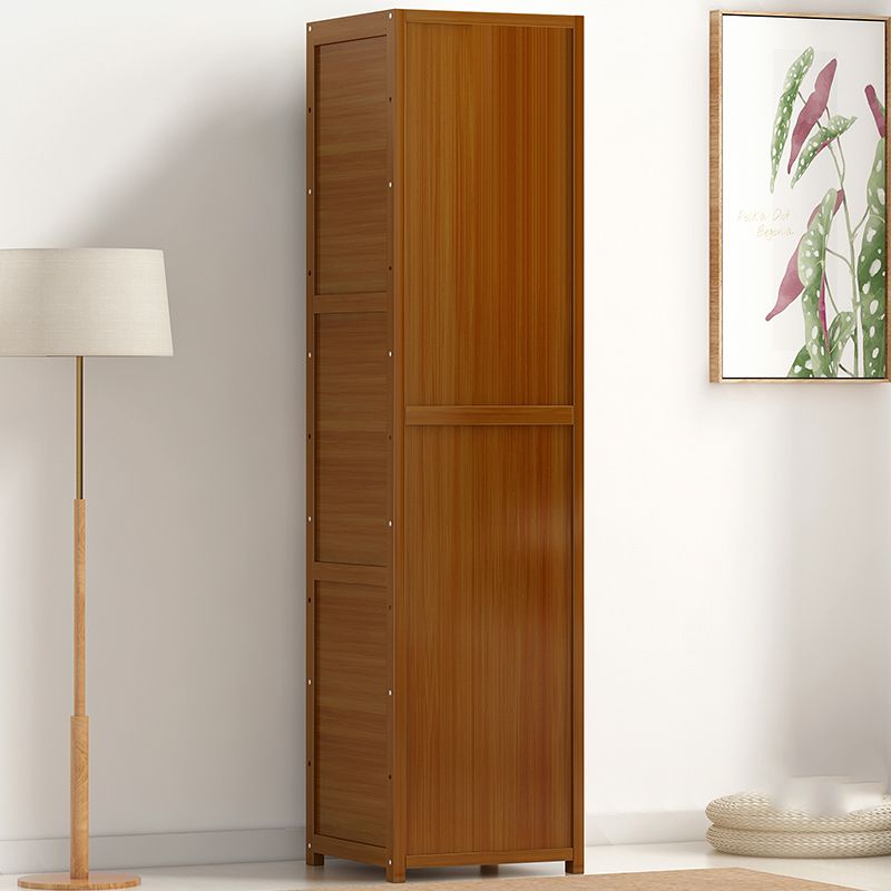 11.8"W Rectangle Accent Chest, Brown Mid-Century Modern Cabinet with Shelves Clearhalo 'Cabinets & Chests' 'cabinets_chests' 'furn' 'furn_cabinets_chests' 'Furniture' 'Living Room Furniture' 1200x1200_168bfcff-9782-44b6-b05b-98bcb491813c