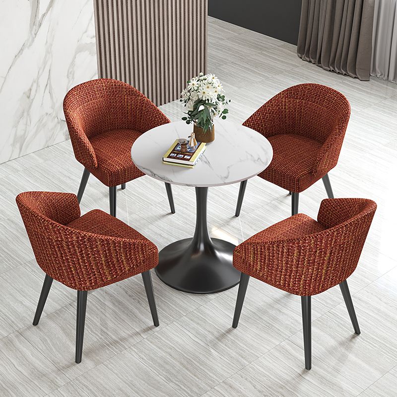 Contemporary 1/5 Pieces Dining Set Sintered Stone Dinette Table Set Clearhalo 'Dining Room Sets' 'Dining Tables & Seating' 'dining_room_set' 'furn' 'furn_dining_room_set' 'Furniture' 'furniture_dining_room_set' 'Kitchen & Dining Furniture' 'kitchen&dining_furn' 'kitchen' 1200x1200_168dfa48-a2a2-4799-b1e6-1658f2bd0d9d