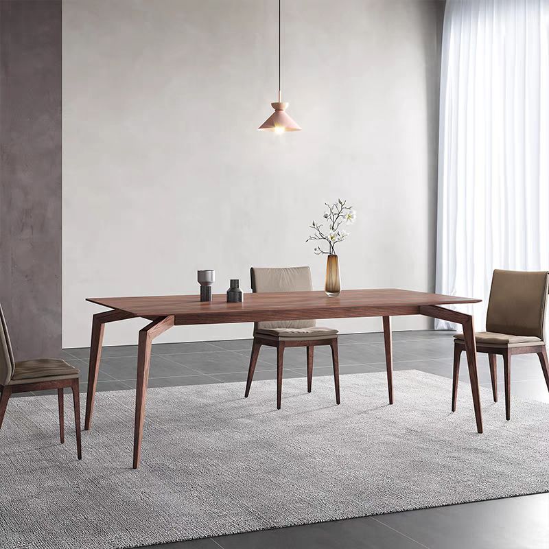 Rectangle Ash Wood Table Modern Dining Table with 4 Legs for Restaurant Clearhalo ' dining_table' 'Dining Tables & Seating' 'Dining Tables' 'furn' 'furn_dining_table' 'Furniture' 'furniture_dining_table' 'Kitchen & Dining Furniture' 'kitchen&dining_furn' 'kitchen' 'kitchen_dining_table' 1200x1200_169172b2-cd35-4866-afea-8f1b4da75b40