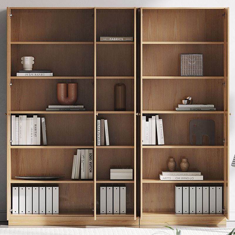 Storage Contemporary File Cabinet Solid Wood and Glass Frame Cabinet