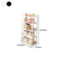 11.81" Wide Ladder Bookshelf Contemporary Metal and Wood Bookcase Clearhalo 'Bookcases' 'furn' 'furn_bookcases' 'Furniture' 'Office Furniture' 1200x1200_16935a19-a903-4541-a148-782ec1ca41a9