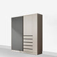 Manufactured Wood Modern Cabinet for Bedroom Sliding Door Storage Cabinet