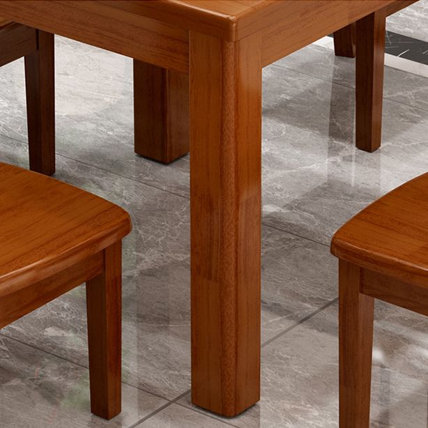 Industrial Style Dining Site Table Square Rubberwood Solid Wood Furniture Clearhalo ' dining_table' 'Dining Tables & Seating' 'Dining Tables' 'furn' 'furn_dining_table' 'Furniture' 'furniture_dining_table' 'Kitchen & Dining Furniture' 'kitchen&dining_furn' 'kitchen' 'kitchen_dining_table' 1200x1200_169401f2-c0e4-4006-afe9-3d0adb02310c