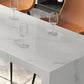 Modern Style Rectangle Stone Bistro Bar Desk Table for Living Room Clearhalo 'Bar Furniture' 'Bar Tables' 'bar_tables' 'furn' 'furn_bar_tables' 'Furniture' 'Kitchen & Dining Furniture' 1200x1200_169543bb-3797-45b2-ada5-bc9fc171f073