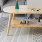 Wood Coffee Table No Distressing Single Coffee Table with Shelf Clearhalo 'Coffee & Accent Tables' 'Coffee Tables' 'coffee_tables' 'furn' 'furn_coffee_tables' 'Furniture' 'Living Room Furniture' 1200x1200_16955727-fb2c-49ea-8d80-7d32bcad33e9