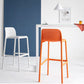 Contemporary PP Bar and Counter Stool Low Back Stool with 4 Legs Clearhalo 'Bar Furniture' 'Bar Stools' 'bar_stools' 'furn' 'furn_bar_stools' 'Furniture' 'furniture_bar_stools' 'Kitchen & Dining Furniture' 1200x1200_1699504b-6c8c-42eb-ac28-6cde23be514a