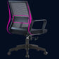 Modern Slide Office Chair with Breathable AirGrid Black Office Chair