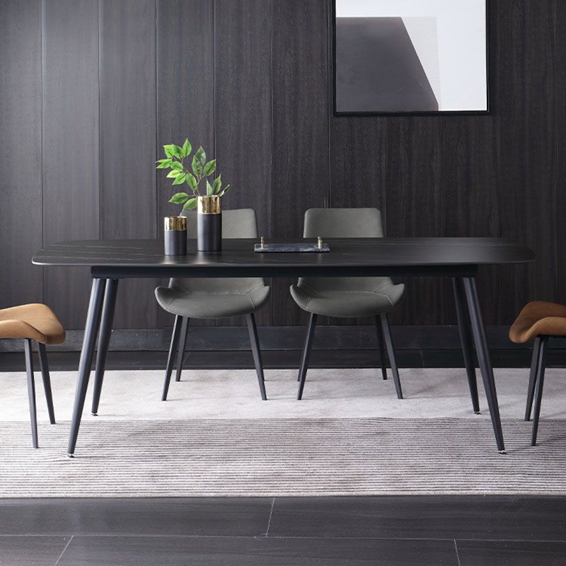 1/4/5/7 Pcs Metal Modern Dining Room Set with Rectangle Metal Base Table Dining Set Clearhalo 'Dining Room Sets' 'Dining Tables & Seating' 'dining_room_set' 'furn' 'furn_dining_room_set' 'Furniture' 'furniture_dining_room_set' 'Kitchen & Dining Furniture' 'kitchen&dining_furn' 'kitchen' 1200x1200_169a851a-a2f8-44bf-9666-65aa5e1db164