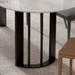 Simplicity Style Oval Double Furniture Stone Dining Table for Dining Room Clearhalo 'Dining Tables & Seating' 'Dining Tables' 'dining_table' 'furn' 'furn_dining_table' 'Furniture' 'furniture_dining_table' 'Kitchen & Dining Furniture' 'kitchen' 'kitchen_dining_table' 1200x1200_169ab213-abd9-4122-bd8e-93a1363da64a