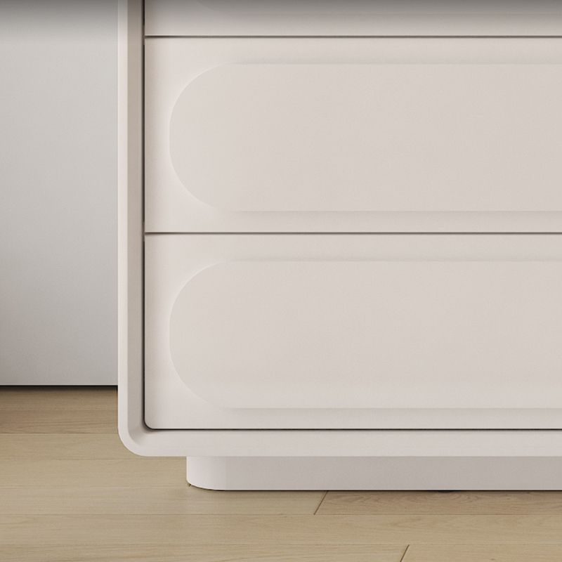 Modernismo Horizontal Cofre de lencería de almacenamiento de madera horizontal para espacio para habitación