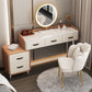 Glam Make-up Vanity Slate Top Vanity Dressing Table Set with Drawers
