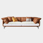 Recessed Arm Tan Contemporary Removable Cushions Faux Leather Sofa & Chaise Clearhalo 'furn' 'furn_sectionals' 'Furniture' 'furniture_sectionals' 'kitchen' 'kitchen_sectionals' 'Living Room Furniture' 'Sectionals' 1200x1200_16a0421f-77a7-4dd5-9b2e-0061773e83c0