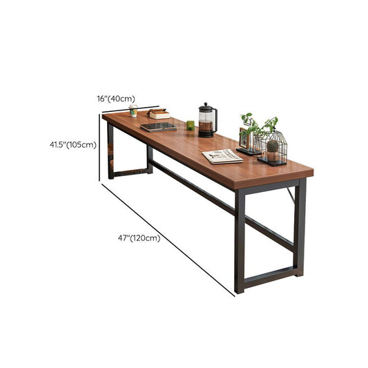 Industrieel hout en metalen staaf rechthoek Bar Height Tafel voor woonkamer