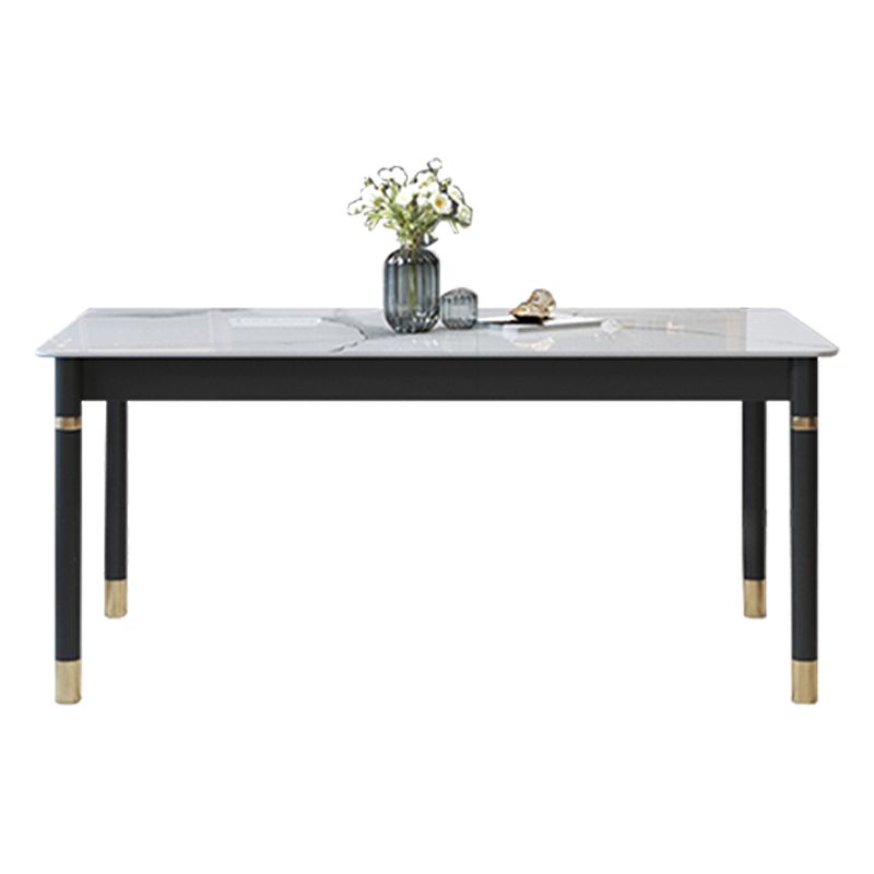 Solid Wood Modern Rectangle Dining Table Sintered Stone Table for Dining Room and Kitchen Clearhalo ' dining_table' 'Dining Tables & Seating' 'Dining Tables' 'furn' 'furn_dining_table' 'Furniture' 'furniture_dining_table' 'Kitchen & Dining Furniture' 'kitchen&dining_furn' 'kitchen' 'kitchen_dining_table' 1200x1200_16a2ac3b-adc4-4785-a52e-a6d56bab0a67