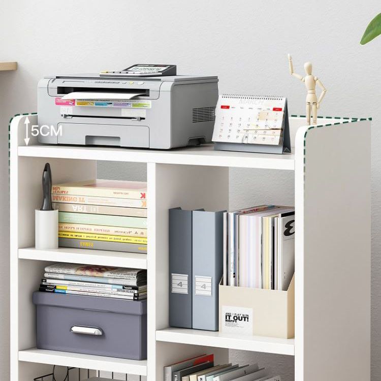 Libreria ingegnerizzata in ingegneria standard contemporanea con caster