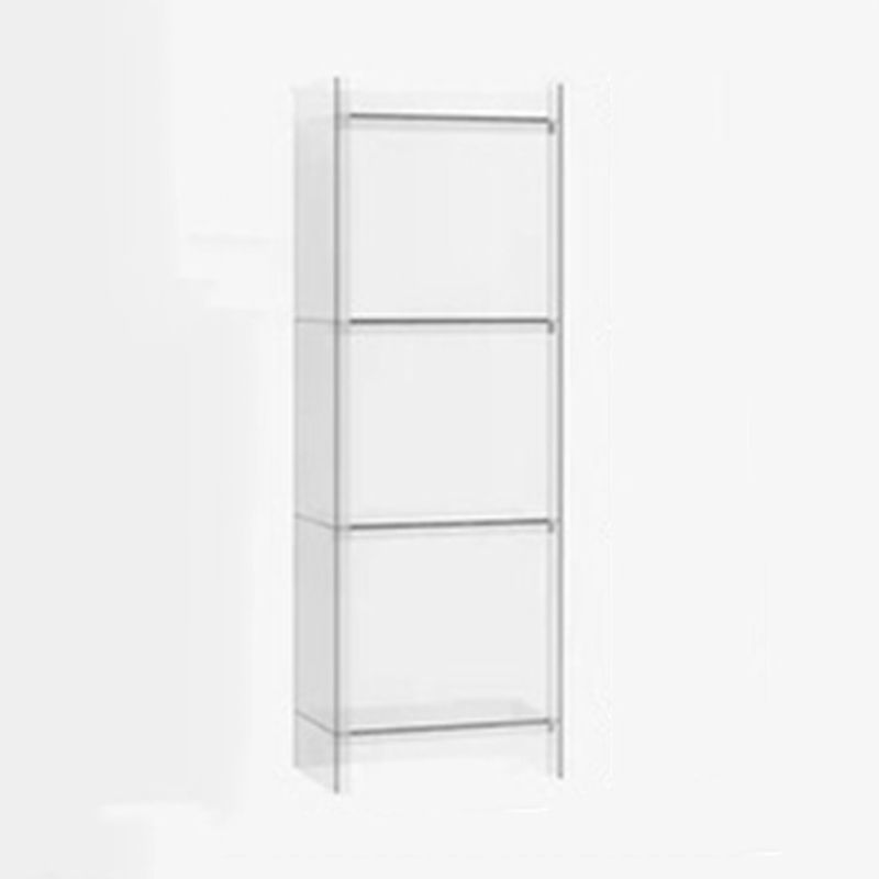 Glam Style Acrylic Standard Bookcase Vertical Closed Back Bookshelf Clearhalo 'Bookcases' 'furn' 'furn_bookcases' 'Furniture' 'furniture_bookcases' 'Office Furniture' 1200x1200_16a61188-f266-4a52-ab86-d67758f7c55f